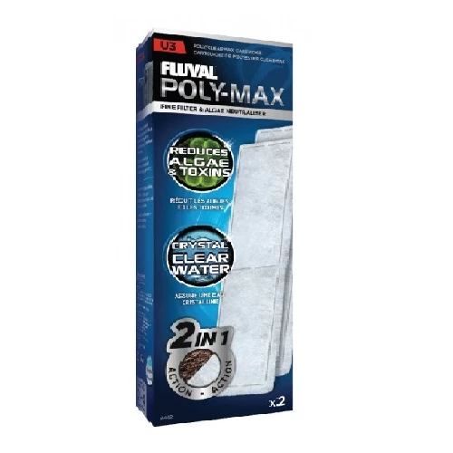Fluval U3 Filtre Clearmax Kartuş, 2 Li Paket ürün görseli 1