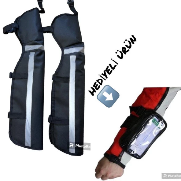 Bike Sky Bacak Rüzgar Koruma Kolay Giyimli Dizlik ( TELEFON KOL TUTUCU HEDİYELİ ) ürün görseli 1