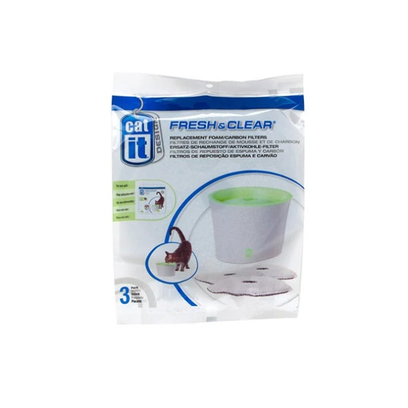 Catit Sünger ve Karbon Filtre 55600 İçin (3 Lü) ürün görseli 1