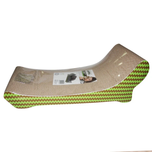 Pawise Şezlong Şekilli Karton Kedi Tırmalama 47 cm ürün görseli 1