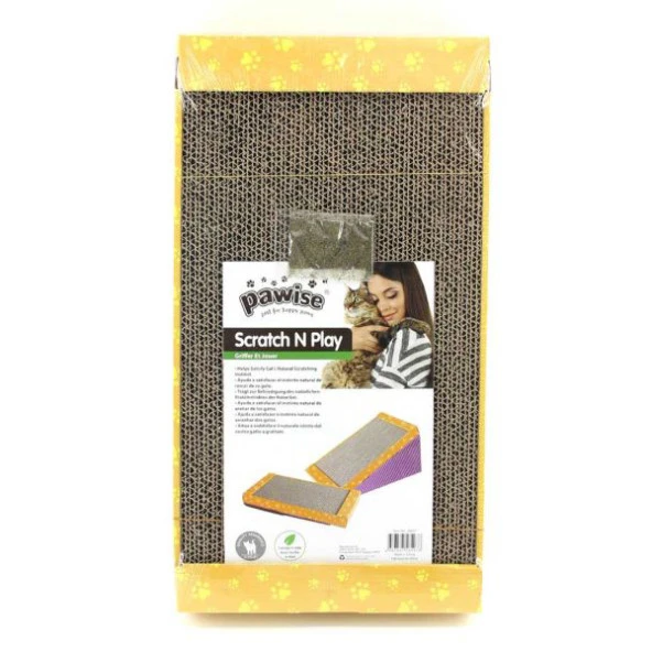 Pawise Karton Kedi Tırmalama N-Play 46x25,5 cm ürün görseli 1