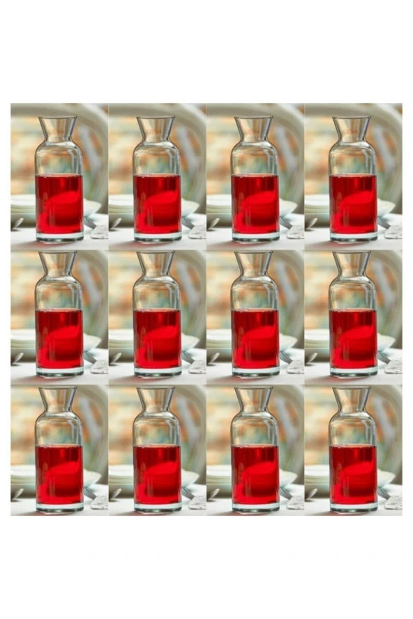 Meşrutab Bardak Mini Karaf Şişe 43818 195 Cc 12 Li ürün görseli 1