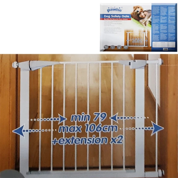 Pawise Güvenlik Kapısı 72x76 cm ürün görseli 1