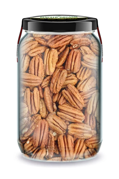 Pikan Cevizi İçi Bi Kavanoz 660 cc. Cam Kavanozda Saf Katkısız Pikan Ceviz İç Pecan Nuts ürün görseli 1