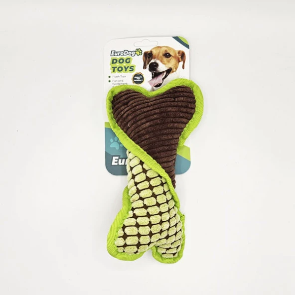 EuroDog Peluş Kemik Köpek Oyuncağı 22x12 Cm ürün görseli 1