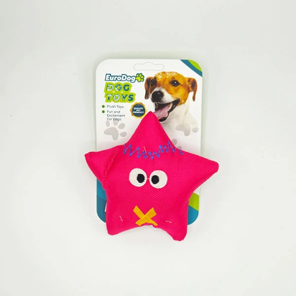 EuroDog Parlak Yıldız Köpek Oyuncağı 14 Cm ürün görseli 1