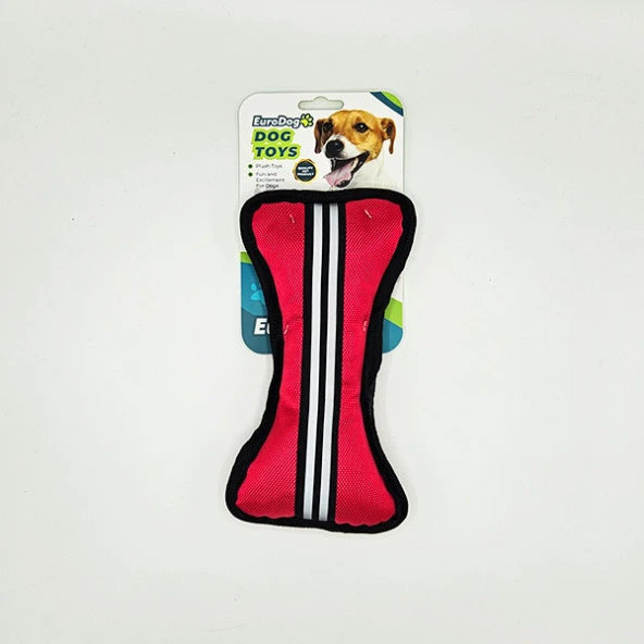 EuroDog Kumaş Kemik Köpek Oyuncağı 22x11 Cm ürün görseli 1