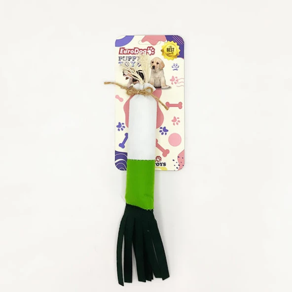EuroDog Puppy Pet Toys Pırasa ürün görseli 1