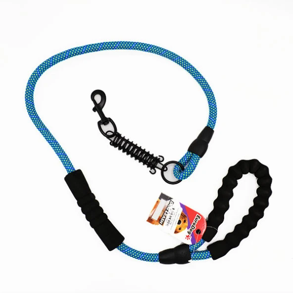 EuroDog Köpek Uzatma Reflektörlü 14mm x 120cm Mavi ürün görseli 1