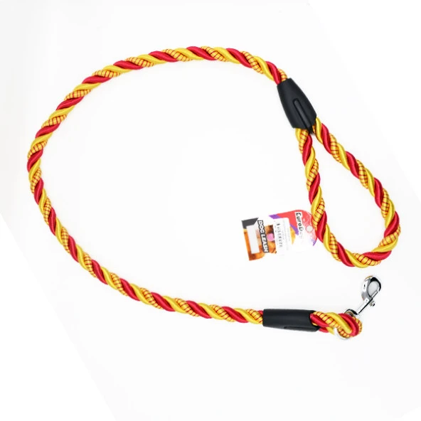 EuroDog Köpek Uzatma 14 mm x 120cm Sarı Kırmızı ürün görseli 1