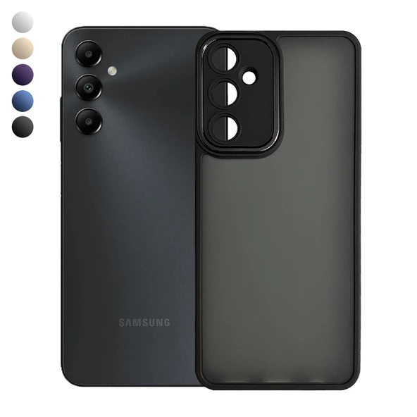 Samsung Galaxy A05s Kılıf Freya Lazer Lens Kamera Çerçeveli Silikon Kapak ürün görseli 1