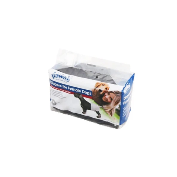 Pawise Köpek Alt Bağlama Bezi L Boy Siyah 12 Adet ürün görseli 1