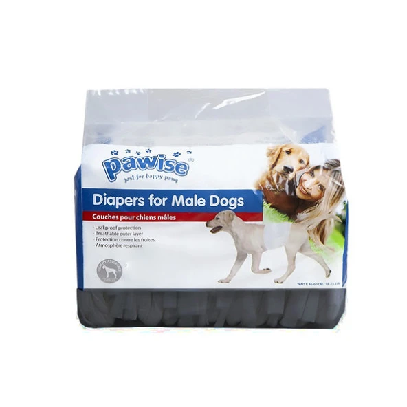 Pawise Kullan At Erkek Köpek Alt Bezi Siyah M ürün görseli 1