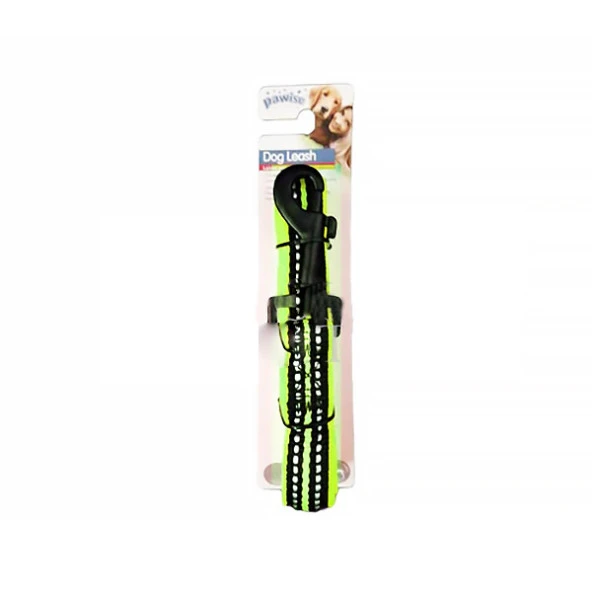 Pawise Reflektörlü Köpek Tasmas Yeşil 15mm 30-45Cm ürün görseli 1