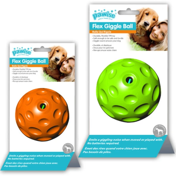 Pawise Flex Chime Sesli Top Köpek Oyuncağı 9 cm ürün görseli 1