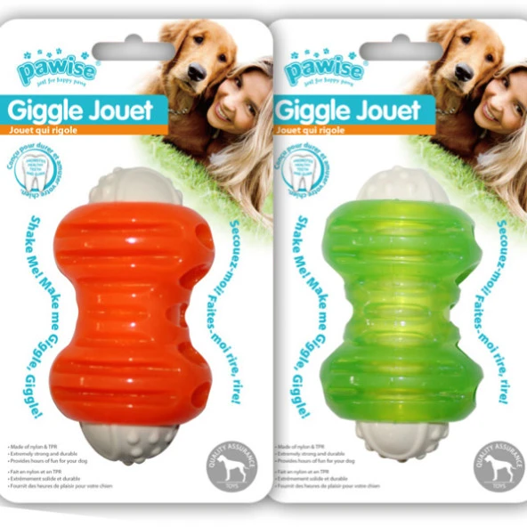 Pawise Giggle Jouet Sesli Kauçuk Kemik Köpek Oyuncağı 12 cm ürün görseli 1