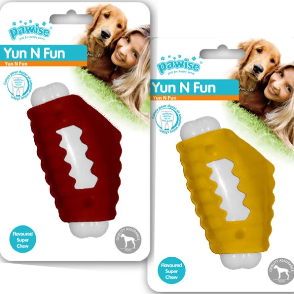 Pawise Yum N Fun Tavuk Aromalı Çiğneme Köpek Oyuncağı 11 cm ürün görseli 1