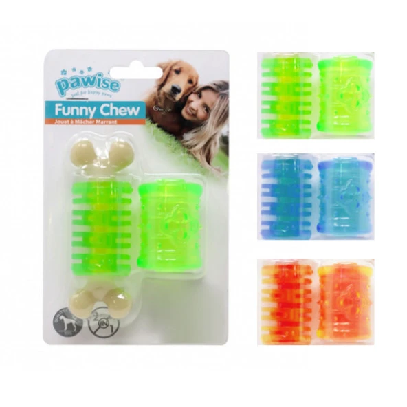 Pawise Funy Chew 2 in 1-L Lastik Köpek Oyuncağı ürün görseli 1