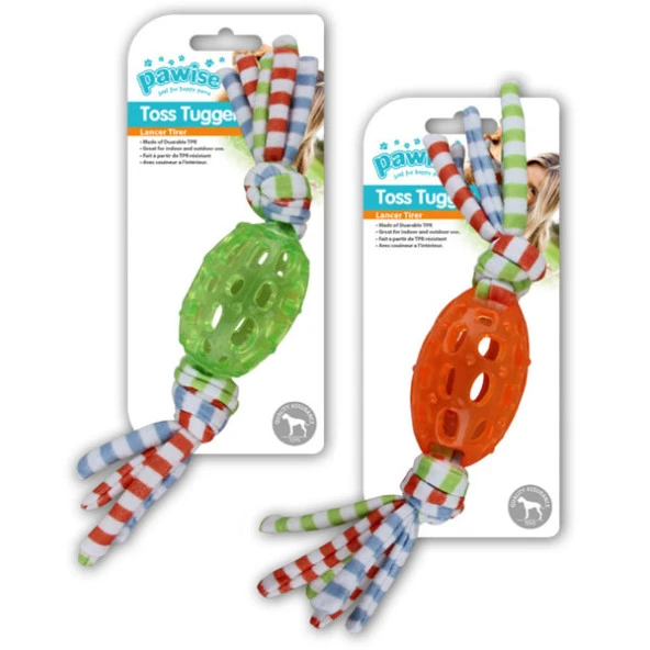Pawise Toss Tugger Köpek Rugby Toplu Çekiştirme Oyuncağı 28 cm ürün görseli 1