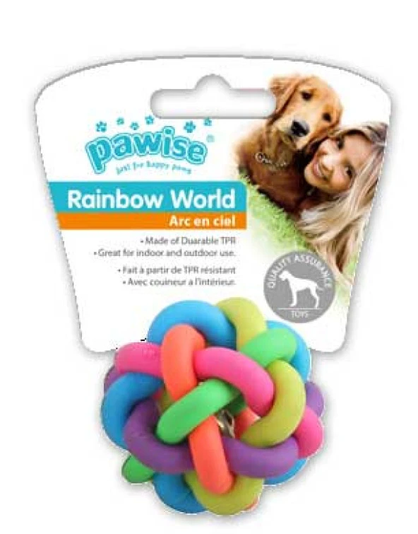 Pawise Rainbow World Örgü Top Ø 6,5 cm ürün görseli 1