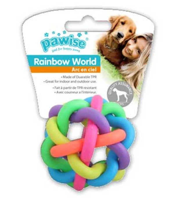 Pawise Rainbow World Örgü Top Ø 7,5 cm ürün görseli 1