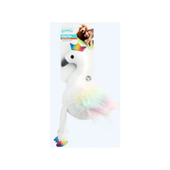 Pawise Rainbow World-Flamingo Köpek Oyuncağı ürün görseli 1