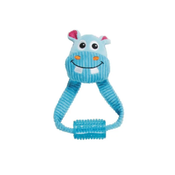 Pawise Vivid Life-Hippo With Tugger Köpek Oyuncağı ürün görseli 1
