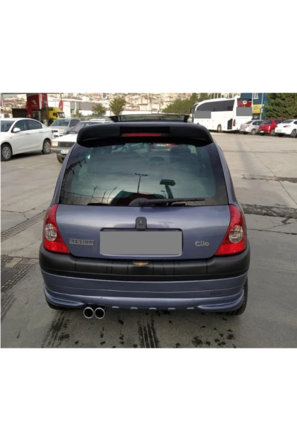 Renault Clio 2 Hb Uyumlu Arka Tampon Eki - Fiber - Boyasız ürün görseli 1