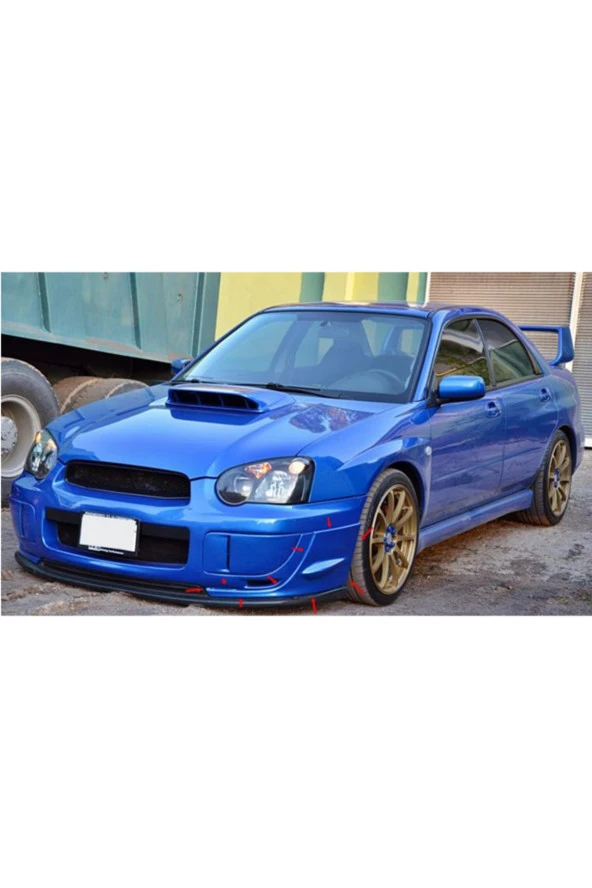Subaru Impreza Uyumlu Ön Tampon Flapları Fiber Boyasız ürün görseli 1