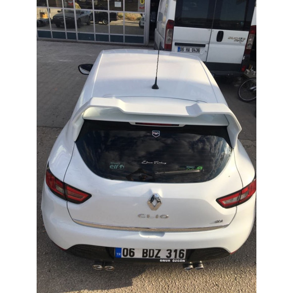 Renault Clio 4 Rs Spoiler - Fiber - Boyasız - Resim 3