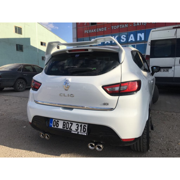 Renault Clio 4 Rs Spoiler - Fiber - Boyasız - Resim 5