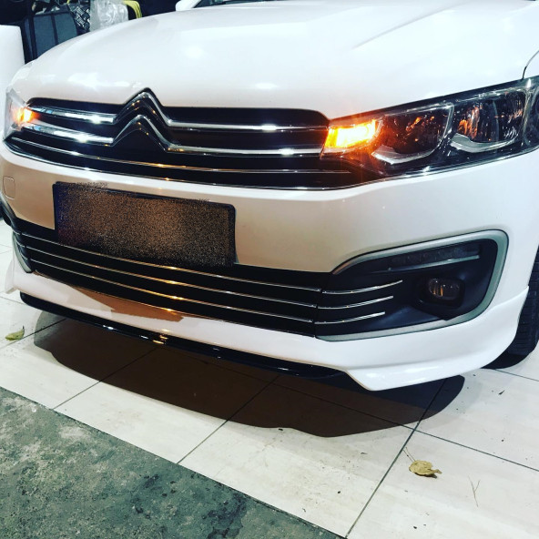 Citroen C Elysee Uyumlu Ön Tampon Eki (makyajlı) Fiber - Boyasız ürün görseli 1