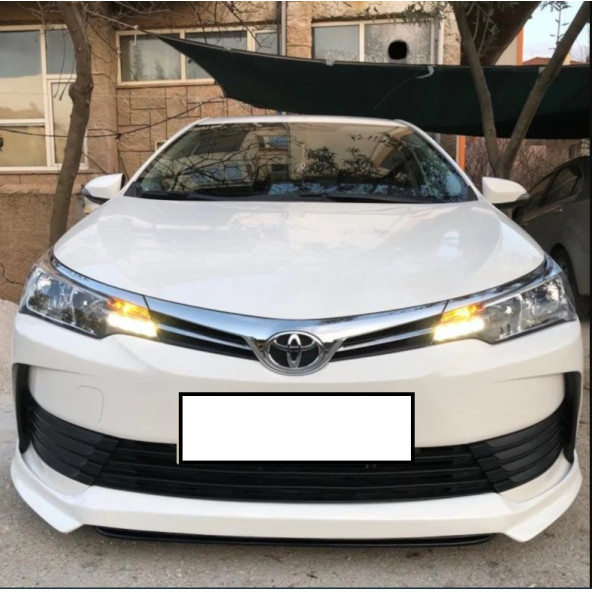 Toyota Corolla Ön Tampon Eki (2016-2018) - Fiber - Boyasız ürün görseli 1