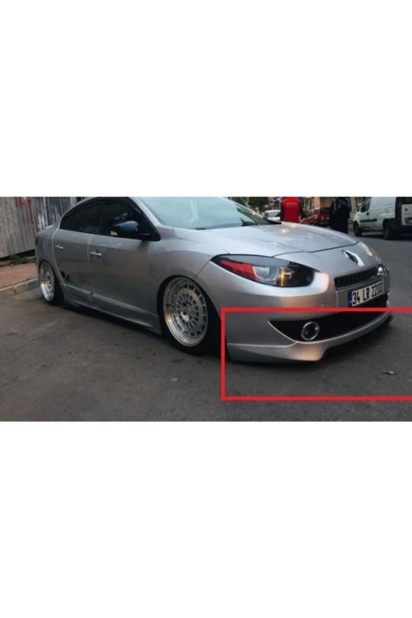 Renault Fluence Ön Tampon Eki - Fiber - Boyasız - (makyajsız Kasa) ürün görseli 1