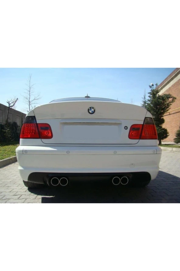 Bmw E46 Coupe Csl Spoiler - Plastik - Parlak Siyah ürün görseli 1