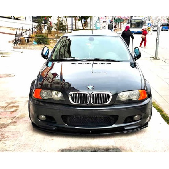Bmw E46 Ön Lip - Plastik - Piano Black ürün görseli 1