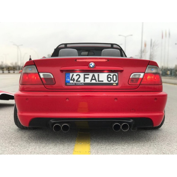 Bmw E46 M Difüzör - Plastik - Parlak Siyah ürün görseli 1