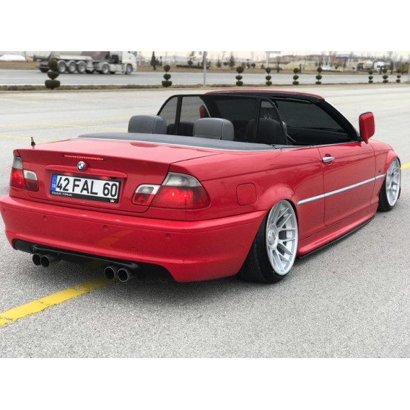 Bmw E46 M Difüzör - Plastik - Parlak Siyah - Resim 2
