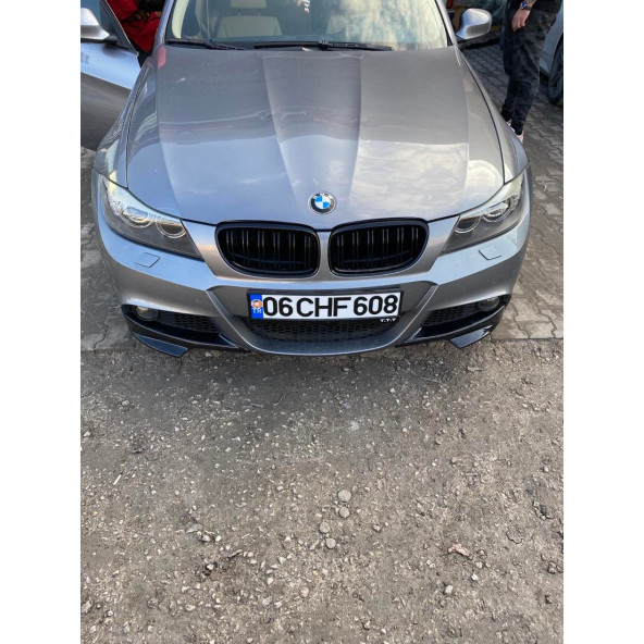 Bmw E90 Lci M Tampon Ön Flap - Plastik - Parlak Siyah ürün görseli 1