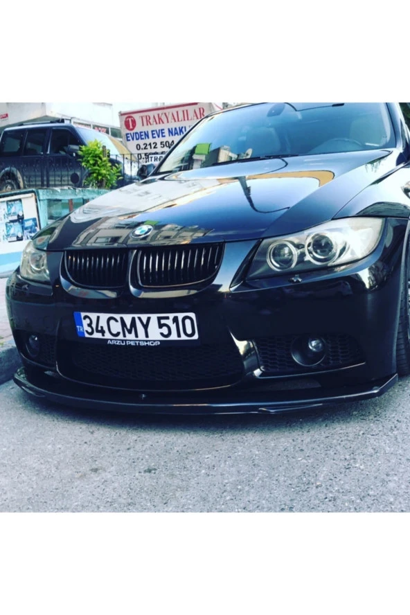 Bmw E90 Ön Lip - Plastik - Parlak Siyah ürün görseli 1