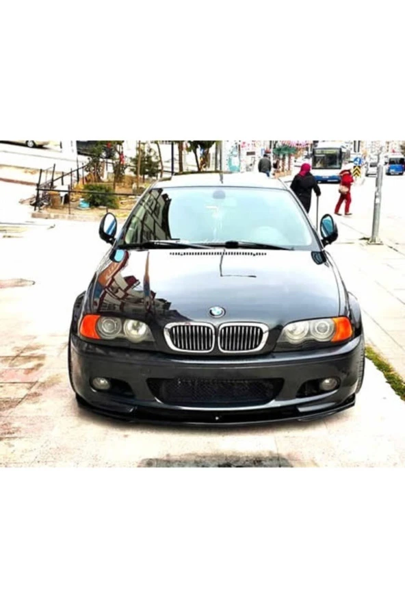 Bmw E46 Ön Lip - Plastik - Parlak Siyah ürün görseli 1