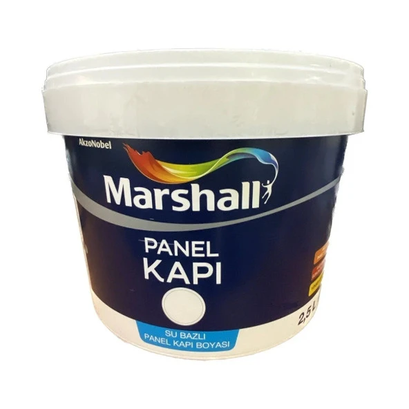 MARSHALL SU BAZLI PANEL KAPI BOYASI BEYAZ 0.75 LT - Resim 4