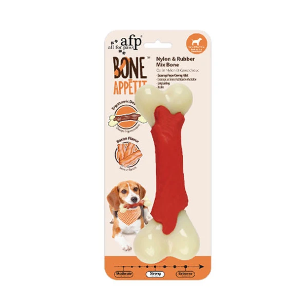 Afp Bone Appetit - Nylon-Rubber Kemik - Pastırma L ürün görseli 1