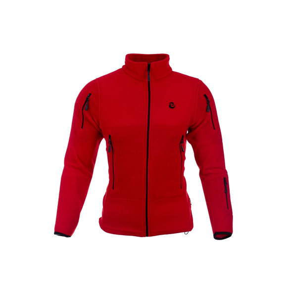 KARCAMP 361 MODEL LOGOLU KIRMIZI 5 CEPLİ POLAR MONT ürün görseli 1