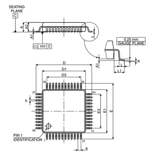 STM32F103C8T6 Microcontroller Lqfp48 - Resim 8