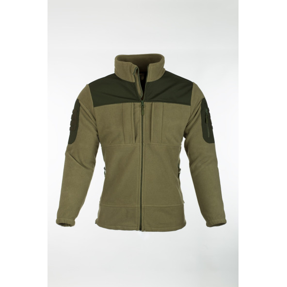 KARCAMP 341 MODEL HAKİ 6 CEPLİ ROBALI POLAR MONT ürün görseli 1