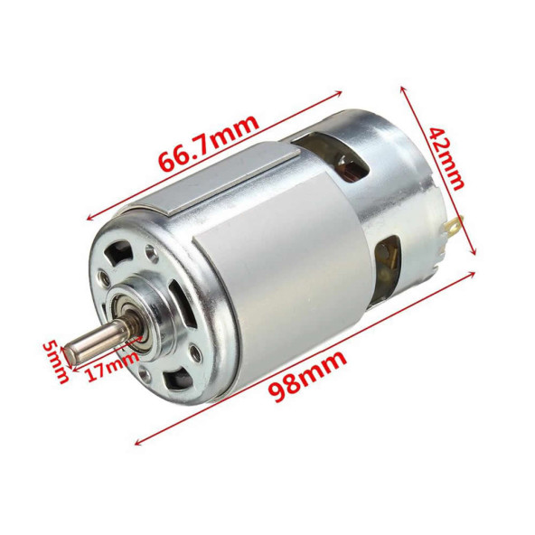 RS775 DC Motor 12V 3000Rpm ürün görseli 1