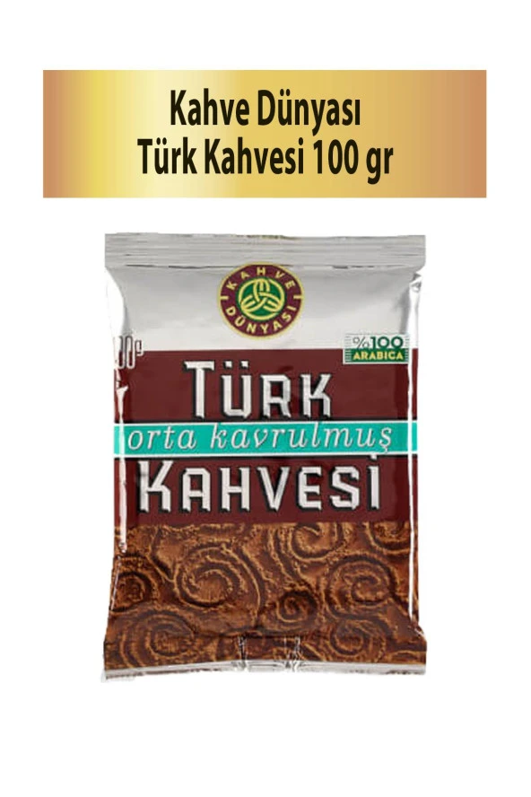 Kahve Dünyası Orta Kavrulmuş Türk Kahvesi 100 gr ürün görseli 1