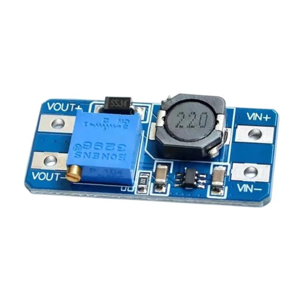 MT3608 2A DC-DC Step Up Voltaj Yükseltici Boost Converter Modül - Resim 2