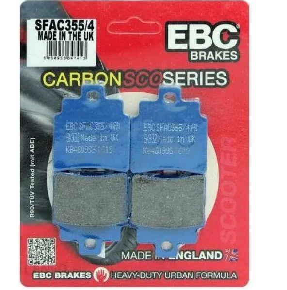 Ebc Sfac355/4 2001-2006 Kymco Grand Dink 250 Uyumlu Ön Fren Balatası Karbon Balata ürün görseli 1